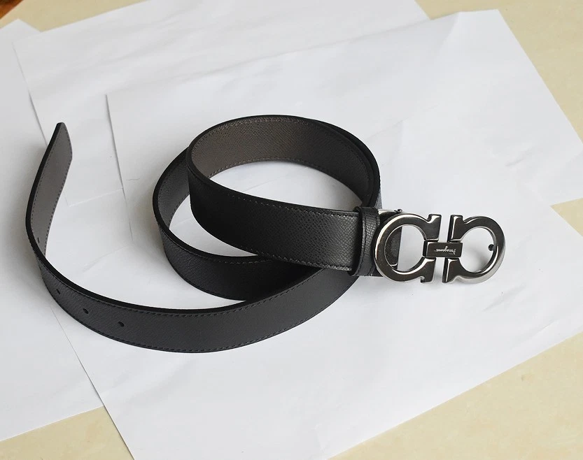 Ferragamo Cinturón Hombre Reversible/Ajustable Gancini Acabado Metálico Hebilla 120cm Foto 2 de 4