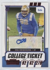 2021 Contenders Draft Picks College Game Ticket Red Osa Odighizuwa Auto 0c57