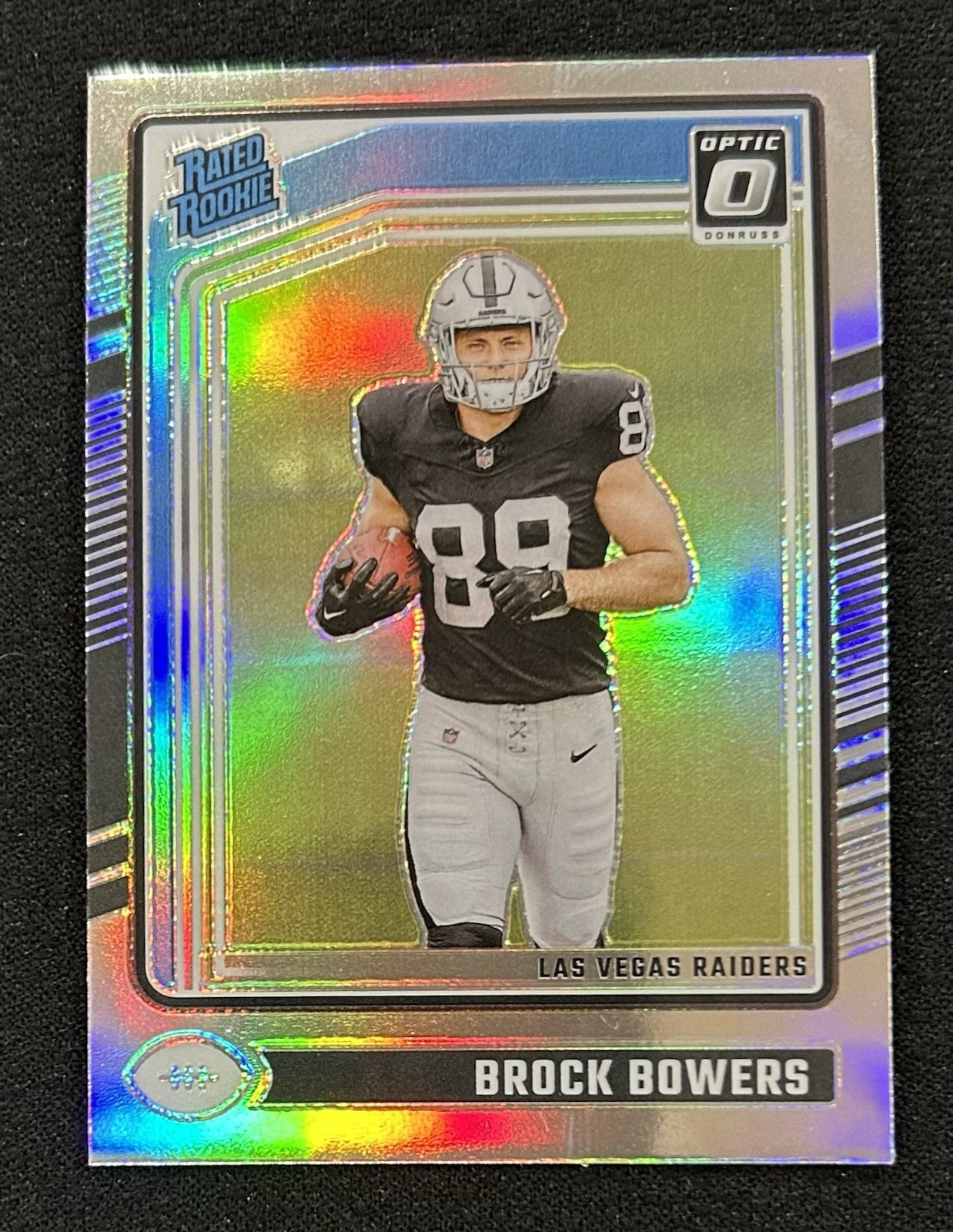 BROCK BOWERS 2024 Donruss Optic #215 Silver Holo Prizm Rated Rookie RC