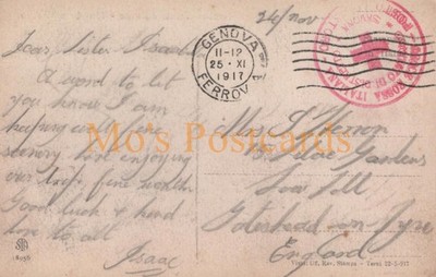 Genealogie Postkarte: Herron?, 15 Fliedergärten, Gärten Low Fell, Gateshead GL4650