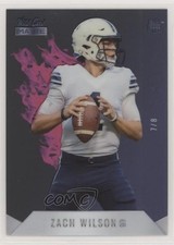 2021 Wild Card MATTE Rookie Heat Ice Blue Pink 7/8 Zach Wilson #MRHR-5 4z8. rookie card picture