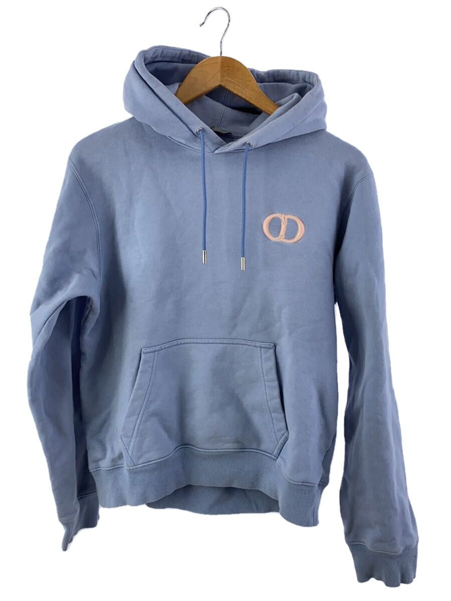 Christian Dior CD Icon Pullover Hoodie/L/Cotton/BLU/Solid