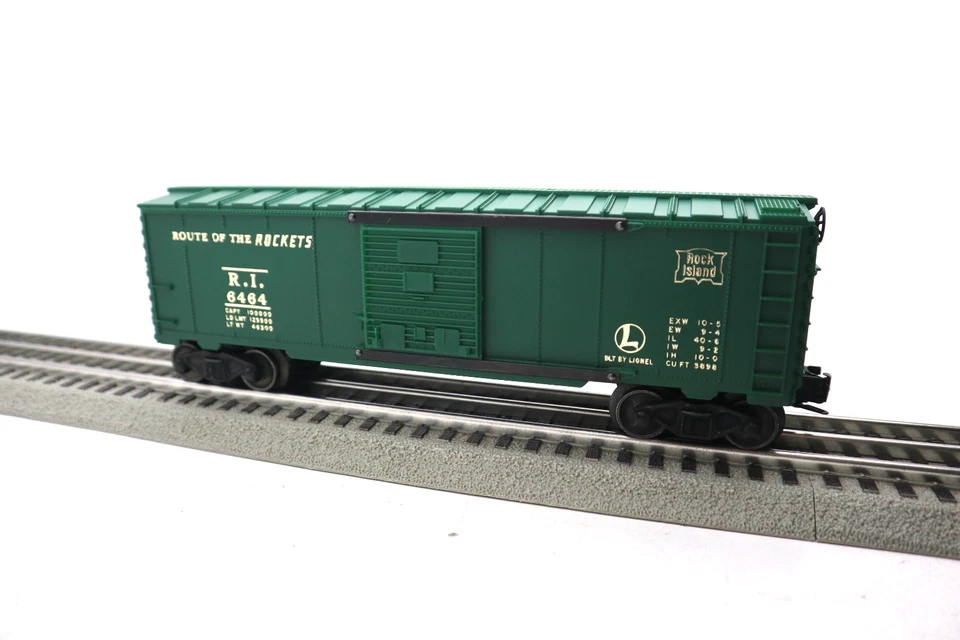 Lionel, O, 6464-75, Rock Island Green Box Car, 6464, C-8 LN/OB - Image 4 of 4