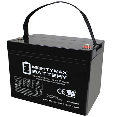 Mighty Max 12V Group 34 Replacement Battery For Permobil M300 PS Wheelchair