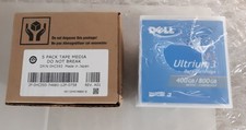 5-Pack Dell LTO Ultrium 3 Data Cartridges 400GB/800GB NEW SEALED