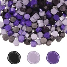 Wax Seal Beads, 300 Pcs Wax Sealing Beads, Purple Tone