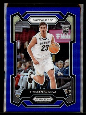 Tristan da Silva 2024 Panini Prizm Draft Picks Prizms Blue #/199 #61 Rookie