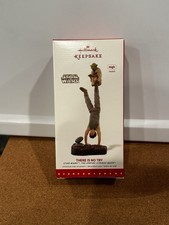HALLMARK KEEPSAKE 2015 DISNEY STAR WARS THERE IS NO TRY Ornament MAGIC Sound NIB