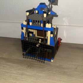 LEGO Ninja 3052 Ninja's Fire Fortress 99% Complete Red Ninja Master