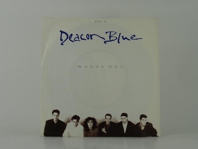 DEACON BLUE WAGES DAY (2) (12) 2 Track 7'' Single including Picture Sleeve CBS RE