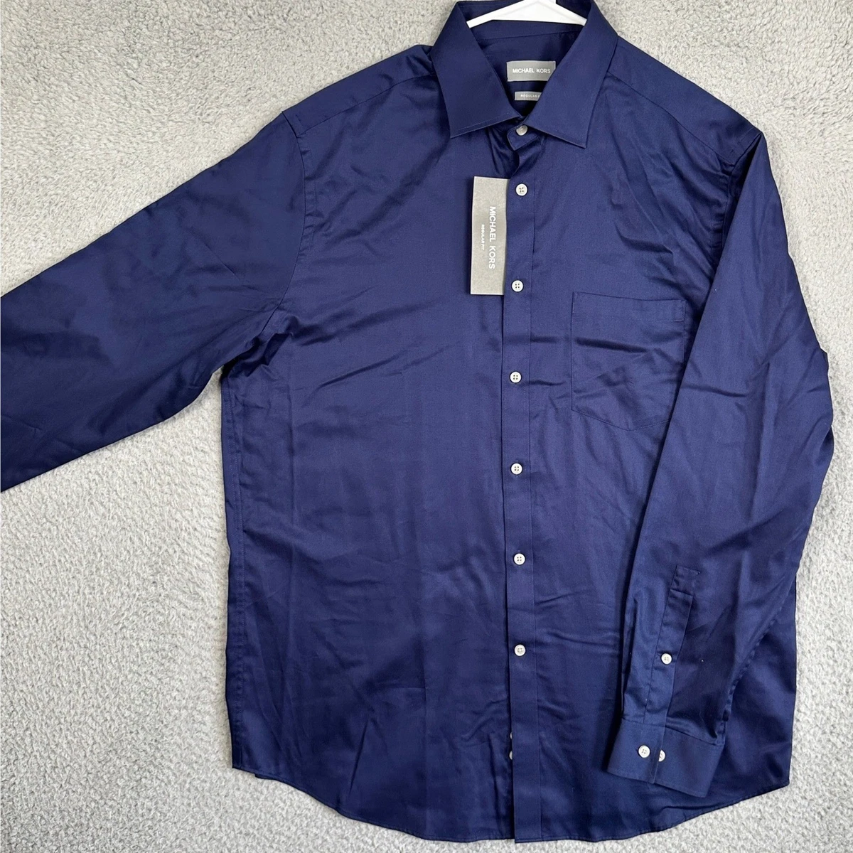 Michael Kors Solid Regular Fit Dress Shirts for Men for sale | eBay