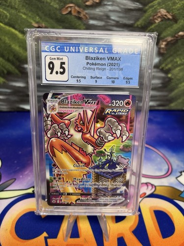 Blaziken VMAX graded CGC 9.5 for sale on eBay