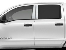 Qaa Pp16523 Polished Pillar Post Trim 4pc Fits 16-24 Titan Crew Cab
