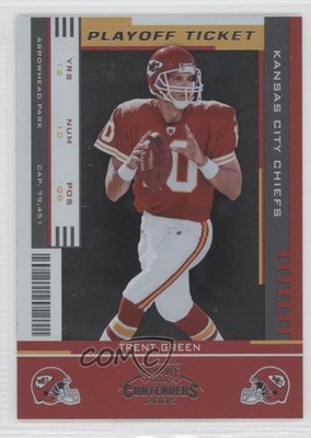 2005 Playoff Contenders Playoff Ticket 172/199 Trent Green #51 0b2