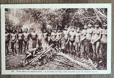 CPA INDOCHINE Tribu Moïs en déplacement cuisson du riz NADAL Saïgon