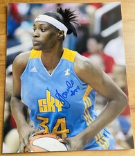 SYLVIA FOWLES SIGNED 8X10 Photo WNBA CHICAGO SKY