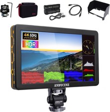 ANDYCINE T6 6Inch Camera Filed Monitor Aluminum Shell 4K HDMI -Battery and Case