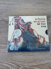 The Royal Mint 2015 £2 Two Pounds Royal Navy Brilliant Uncirculated Coin Pack - Available on eBay