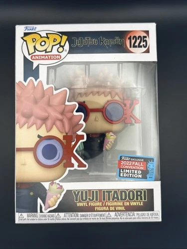 Funko Pop! Jujutsu Kaisen Yuji Itadori #1225 2022 Fall Convention LE W/Prot #2
