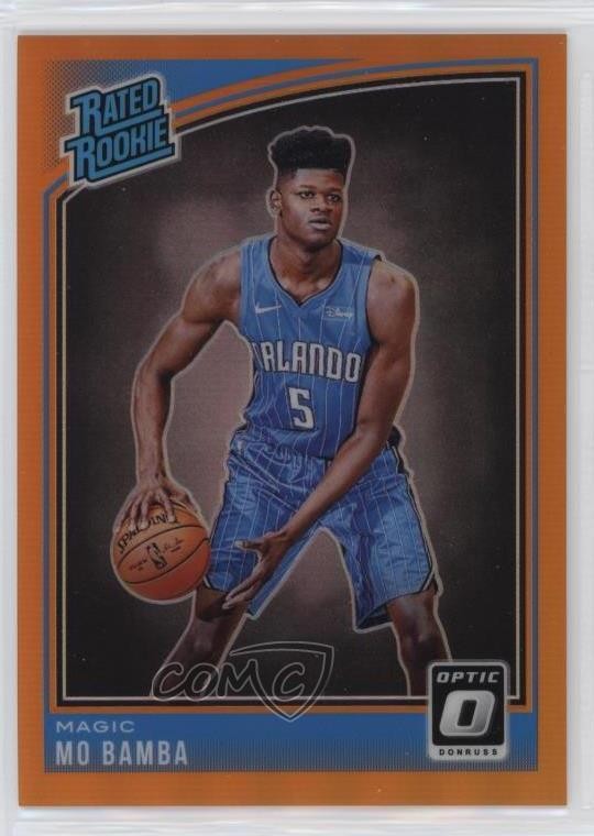 2018 Panini Donruss Optic Rated Rookie Orange Prizm 198/199 Mo Bamba #160 1d6y