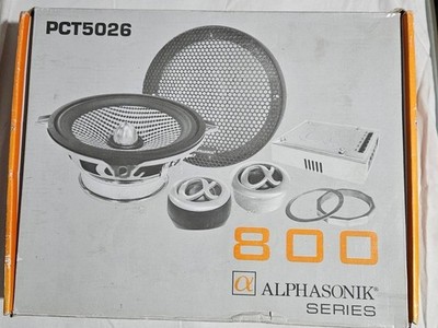 Alphasonik PCT5026 800 Series 5.25'' Component Speaker System - NEW IN BOX - NOS