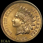 1862 INDIAN HEAD CENT GEM BU++ (IH942)
