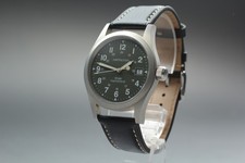 [Near MINT] HAMILTON Khaki Mechanical 000095 Green Dial Hand Winding Men's Watch