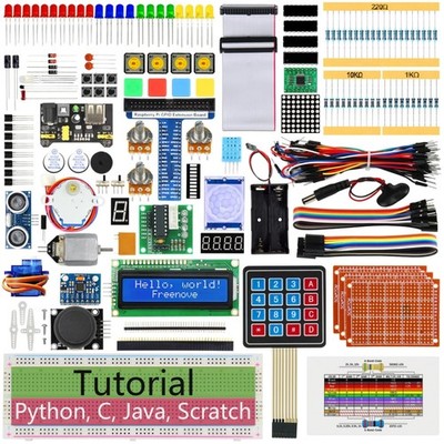Raspberry Pi Mega Starter Kit: 223 Items, 128 Projects