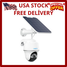 REOLINK 5MP 2K WiFi Battery Solar Security Camera Argus PT  Solar Panel