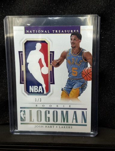 Josh Hart 2017-18 Panini National Treasures Rookie Logoman #RL-JHT Lakers 1/3