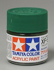 Tamiya Acrylic XF-5 Flat Green 3/4 oz Paint Jar 81305