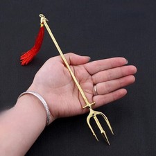 1/12 Metal Trident Sword Spear Weapon Fits for 6'' Action Figure 8.66'' Model
