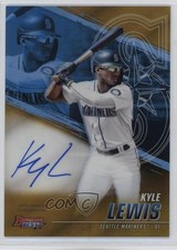 2021 Bowman's Best of 2021 Gold Refractor /50 Kyle Lewis #B21-KL Auto 02lc