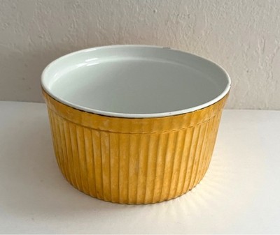 Royal Worcester Lustre Gold Ramekin Porcelain Bakeware Shape 46 Size 2