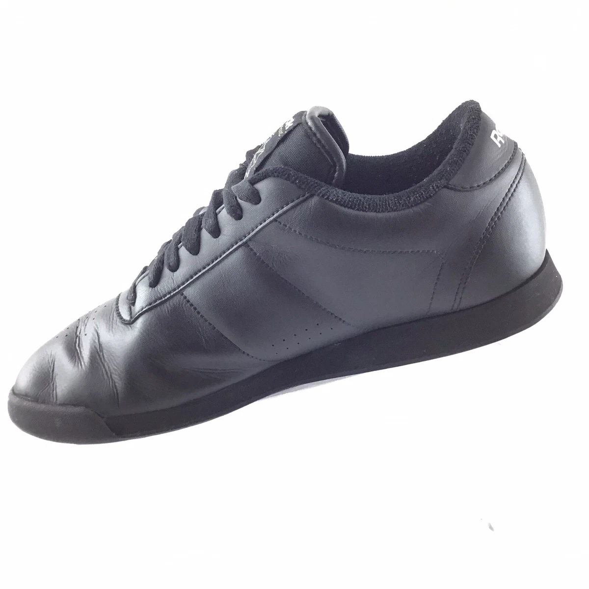 Reebok Mens Classic Walking Running Shoes Black Leather Men s 10 D