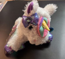 Barbie Dreamtopia Kiss  Care Unicorn Plush Stuffed Toy Lights  Sound Tested