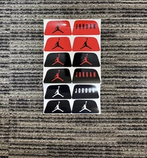NIKE Jumpman Visor Tabs Helmet Decals Stickers Football Eye Visors