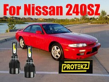 Led For 240sx 1995-1996 Headlight Kit H49003 6000k White Cree Bulbs Hilow Beam