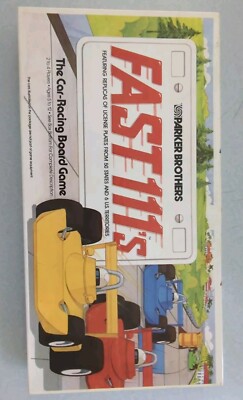 1981 FAST 111'S Car Racing Board Game 99% Complete