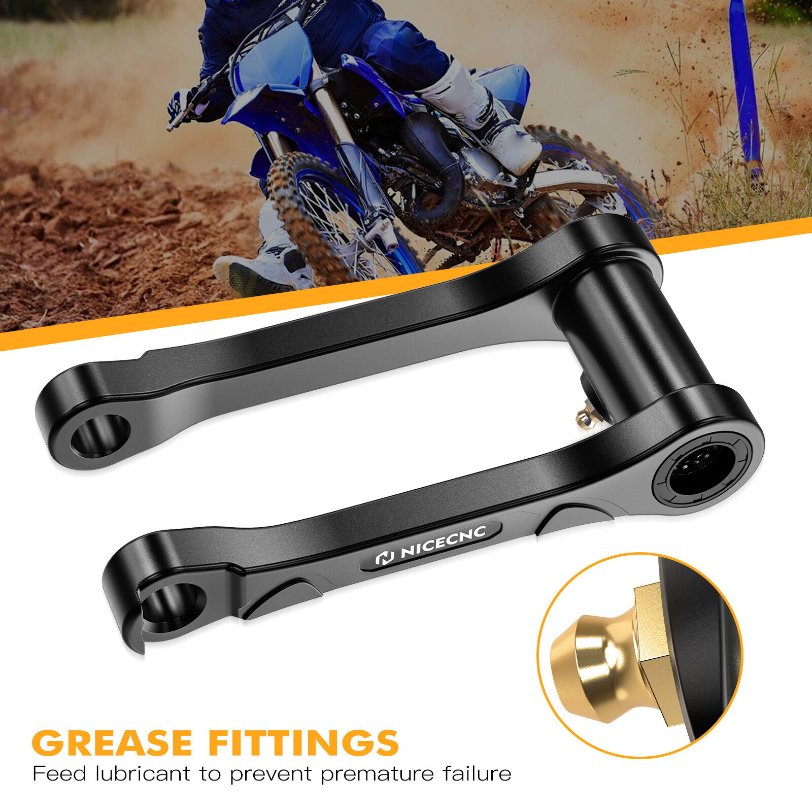 Billet Aluminum Lowering Link Kit For Yamaha YZ250 20062024 YZ250X