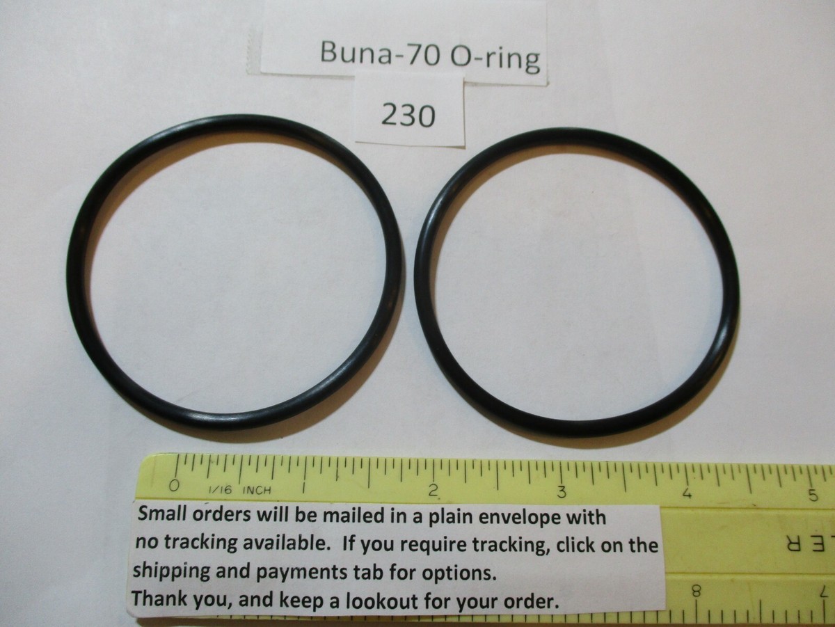 Dash 224 Duro 70 Buna N Rubber O-ring ID: 1-3/4" OD: 2" CS: 1/8" Qty: 2 Orings | UK - Foto 11