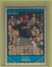 2007 Bowman Chrome Superfractor Emiliano Fruto Nationals #1/1