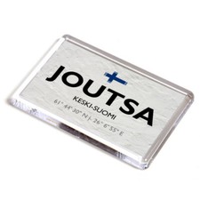 FRIDGE MAGNET - Joutsa - Keski-Suomi - Finland - Lat/Long