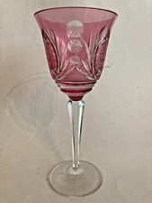 Römer Weinglas Weinrömer bunt rose rosa Kelchform Kelch 19cm Kristall