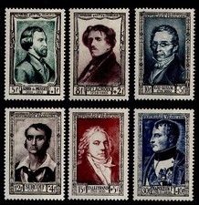 Déstockage : PIPOLES de 1951, Neufs ** = Cote 60 € /Lot Timbres France 891 à 896