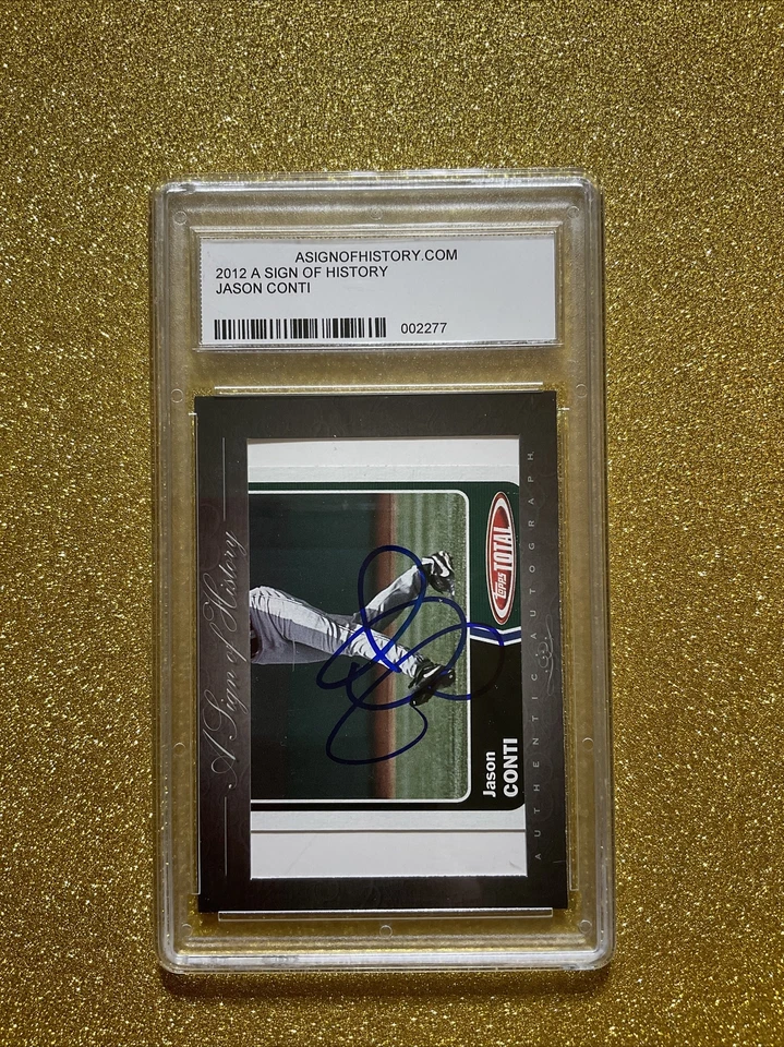 2012 A SIGN OF HISTORY JASON CONTI AUTOGRAPH RARE AUTO C STORE NAME DIAMONDBACKS - Image 4 of 4