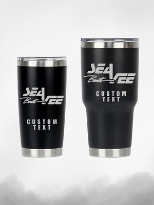 SEAVEE BOATS TUMBLER | 20/30OZ | ENGRAVED TUMBLERS | CUSTOM | FREE PERSONAL