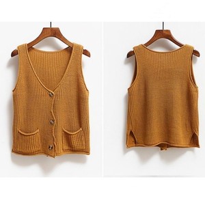 maglia senza maniche donna