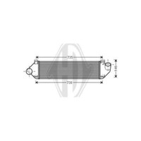 LadeluftküHler FüR Ford Kuga II DM2 I WA6 BA7 Volvo V70 III BW V60 AS