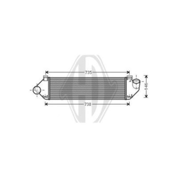 LadeluftküHler FüR Ford Kuga II DM2 I WA6 BA7 Volvo V70 III BW V60 AS-image